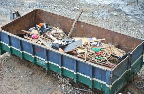 Residents disposing of furniture in Pimlico